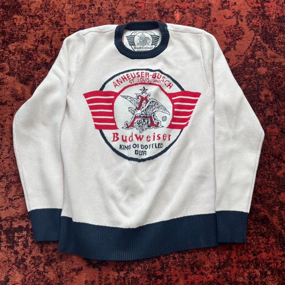 ANHEUSER-BUSCH Budweiser Pullover Sweater